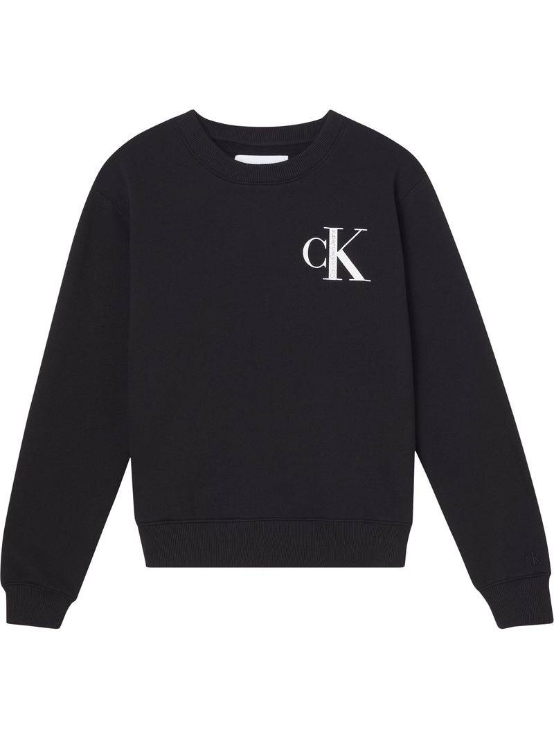 Sudadera-manga-larga-con-cuello-redondo-y-logo
