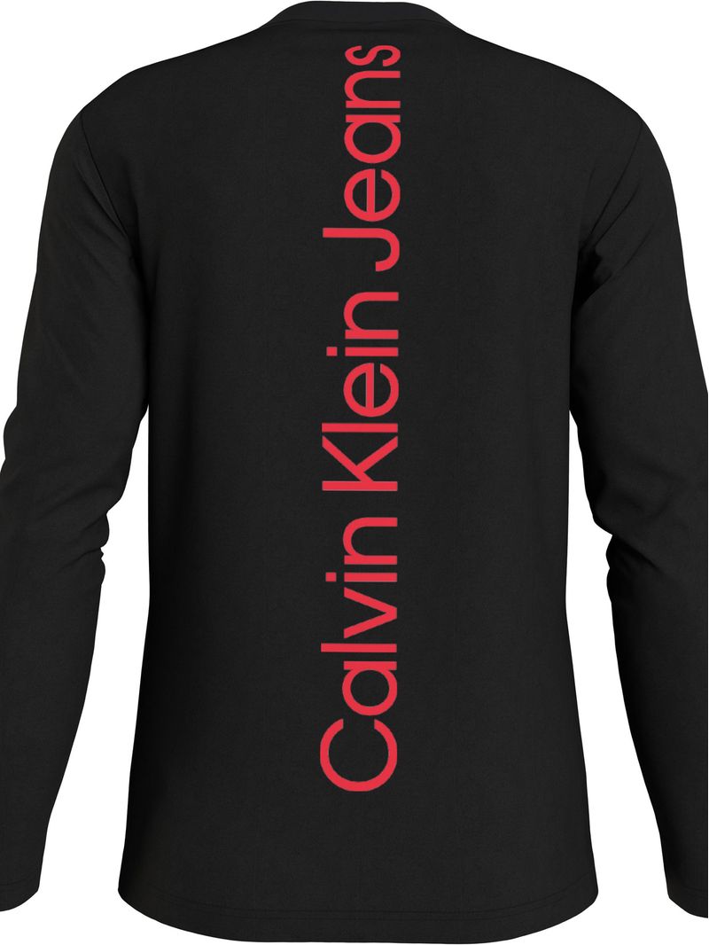 Cortar salida hipocresía Camiseta manga larga con logo - Calvin Klein GT