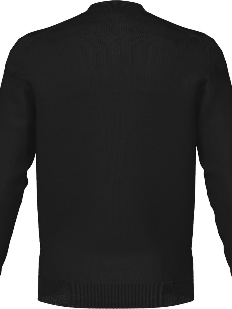 Sueter-manga-larga-con-cuello-V-y-logo