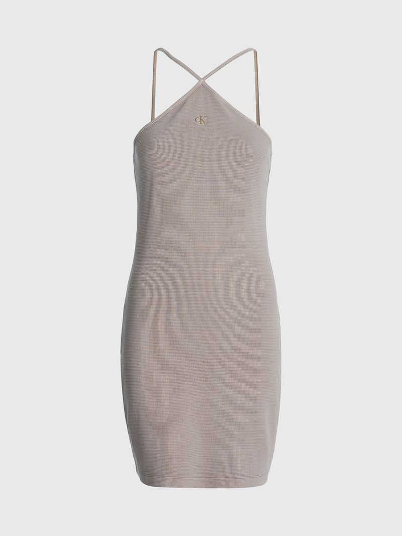 VESTIDO-COGIDO-AL-CUELLO-DE-ALGODON-GOFRADO