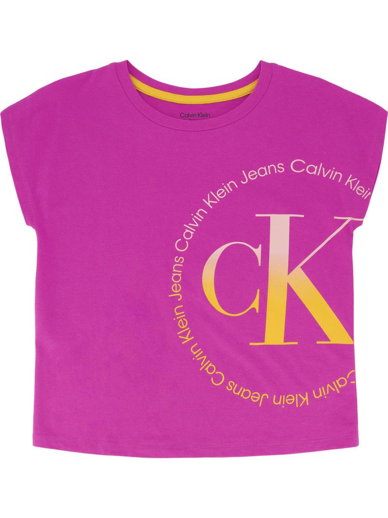T-SHIRT-MANGA-CORTA-CON-LOGO-CIRCULAR-