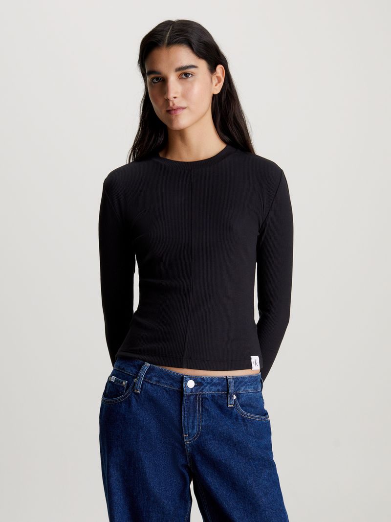Playera-de-manga-larga-slim-de-canale