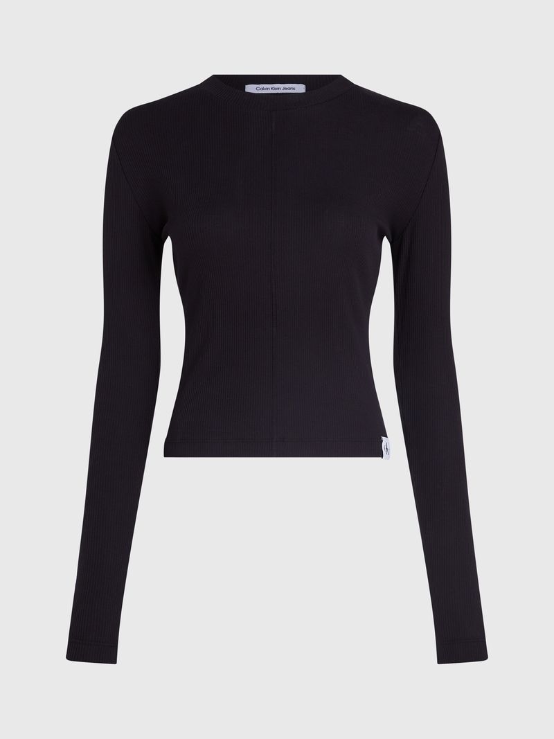 Playera-de-manga-larga-slim-de-canale