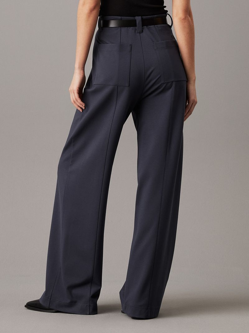 Pantalones-de-pierna-ancha-de-punto-milano