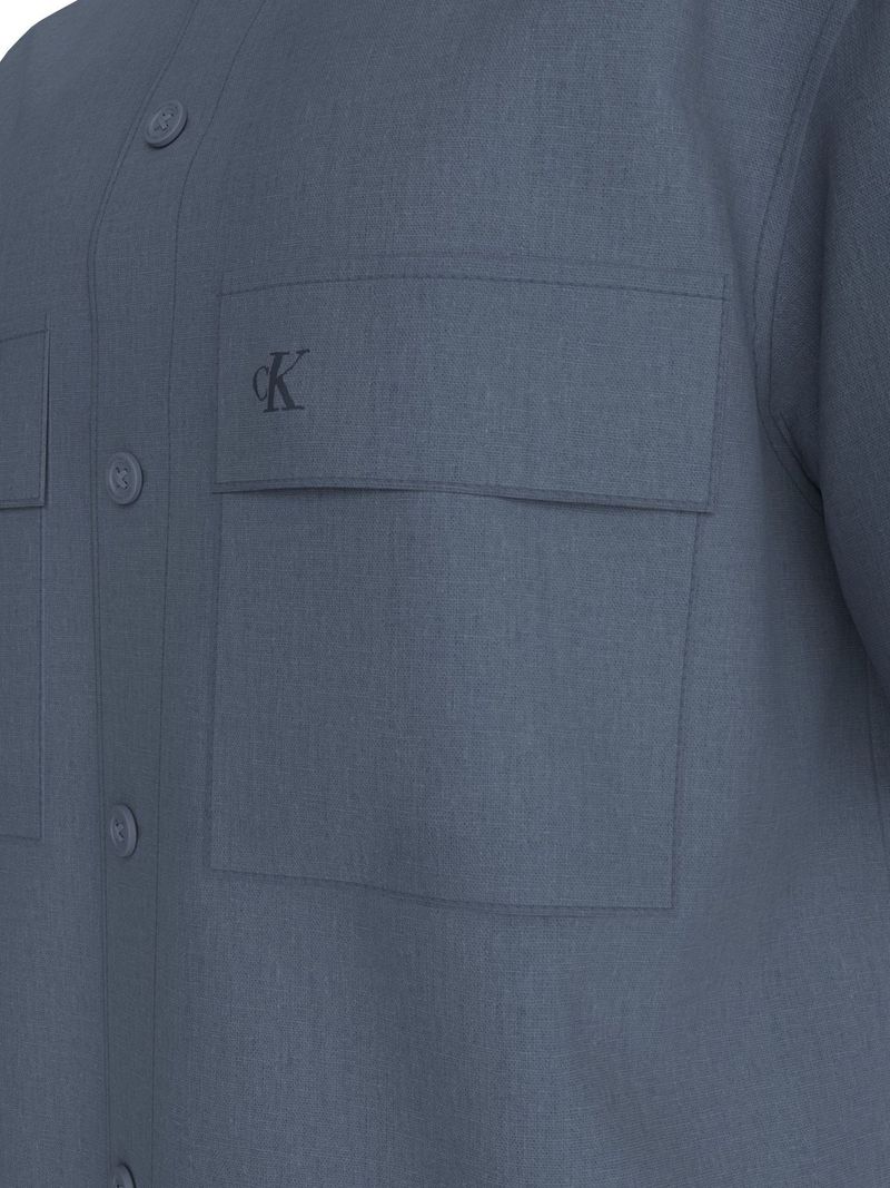 Camisa-manga-corta-de-lino