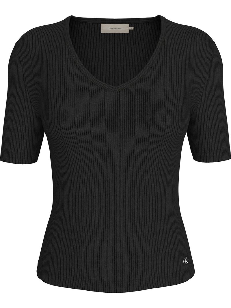 Playera-slim-de-canale-con-cuello-en-V