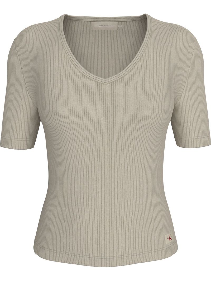 Playera-slim-de-canale-con-cuello-en-V