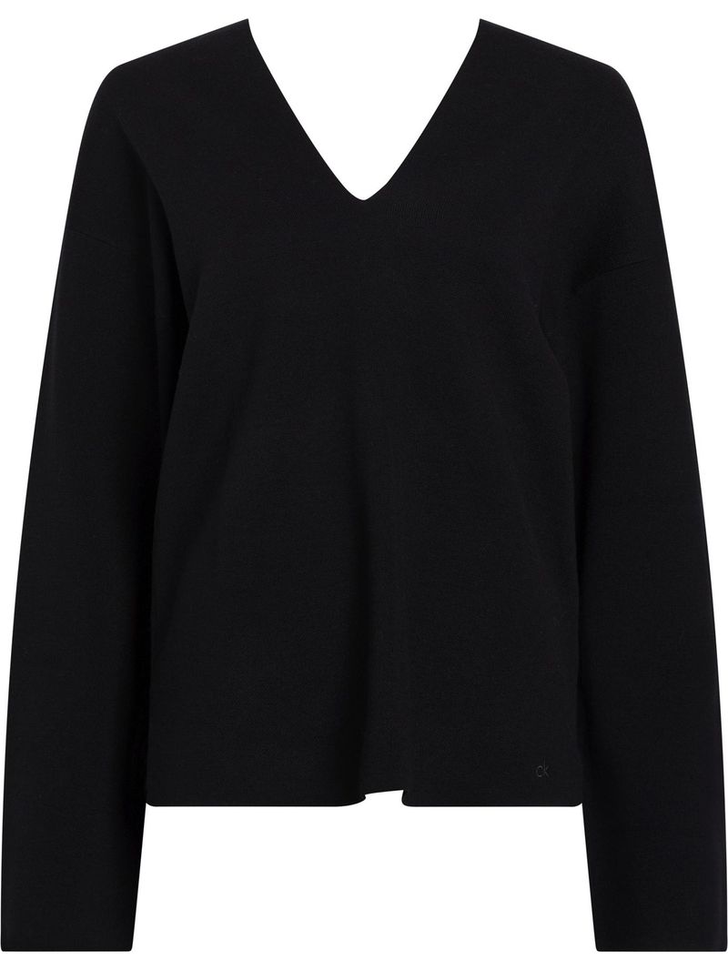 Sueter-de-lana-con-escote-en-v