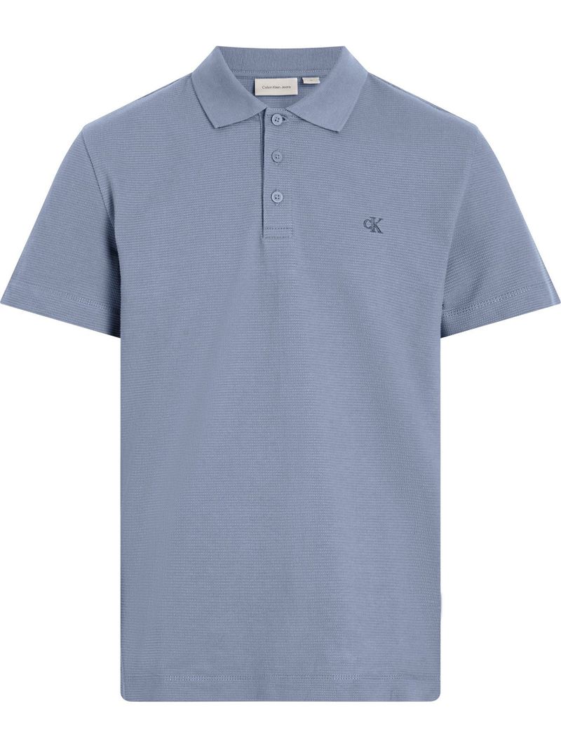 Polo-textured-con-monograma