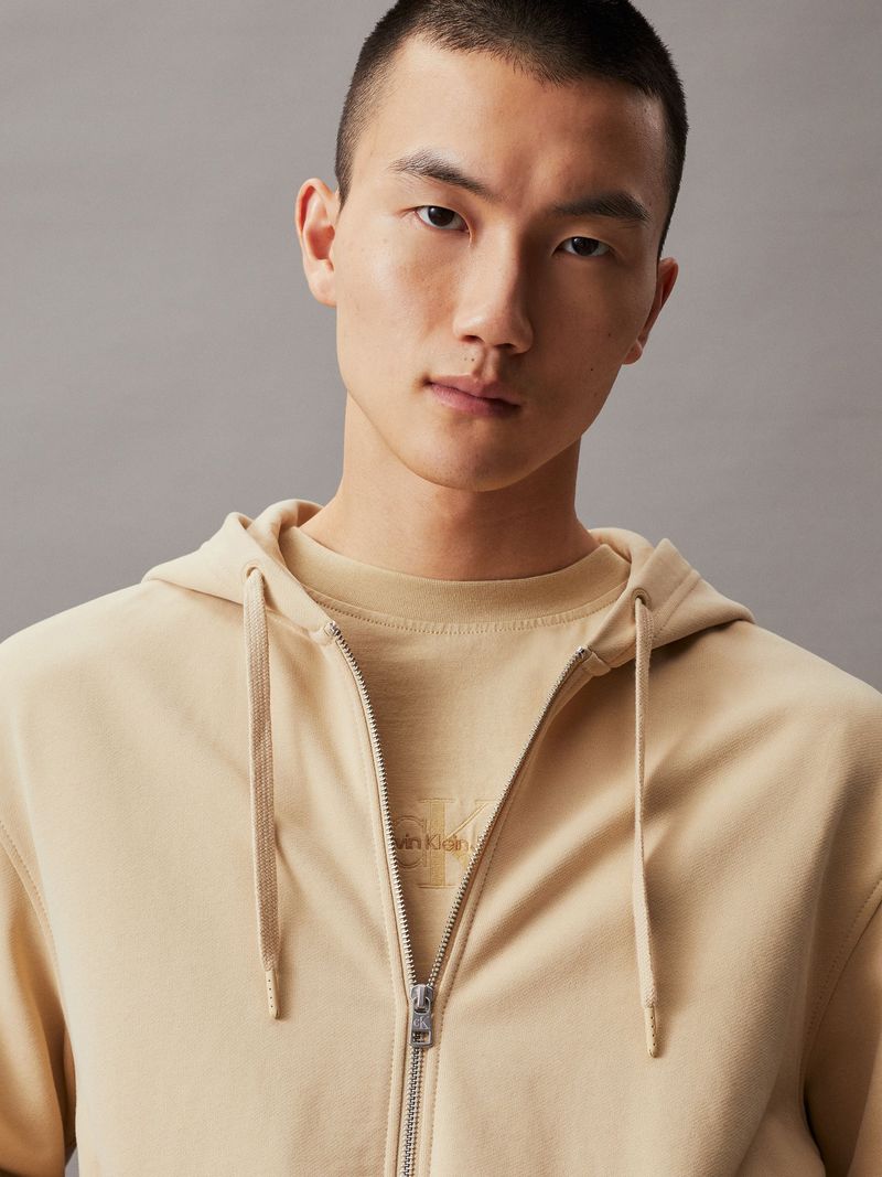 Sudadero-holgado-de-felpa-con-capucha-y-zipper