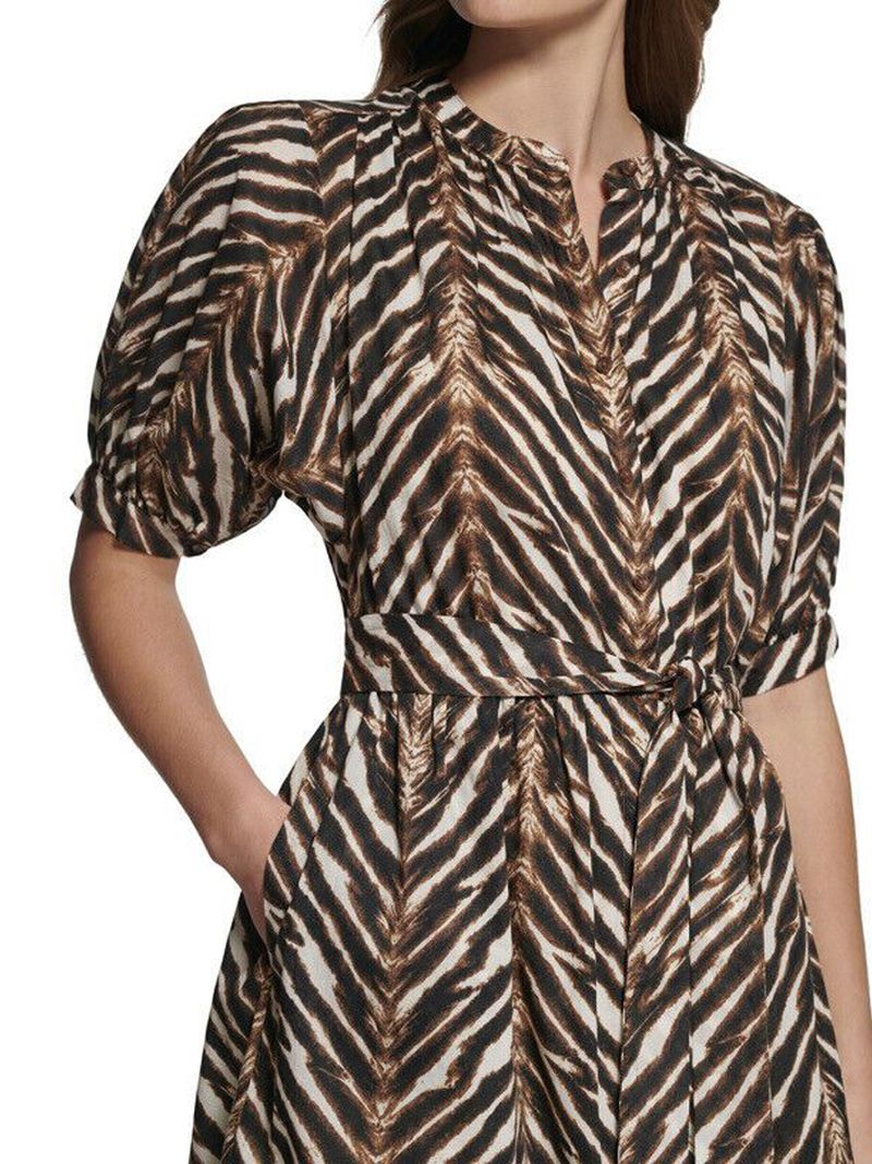 Vestido-midi-con-mangas-amplias