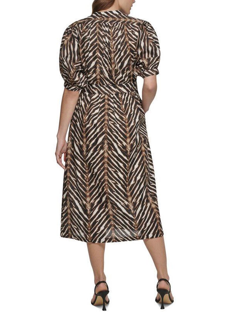 Vestido-midi-con-mangas-amplias