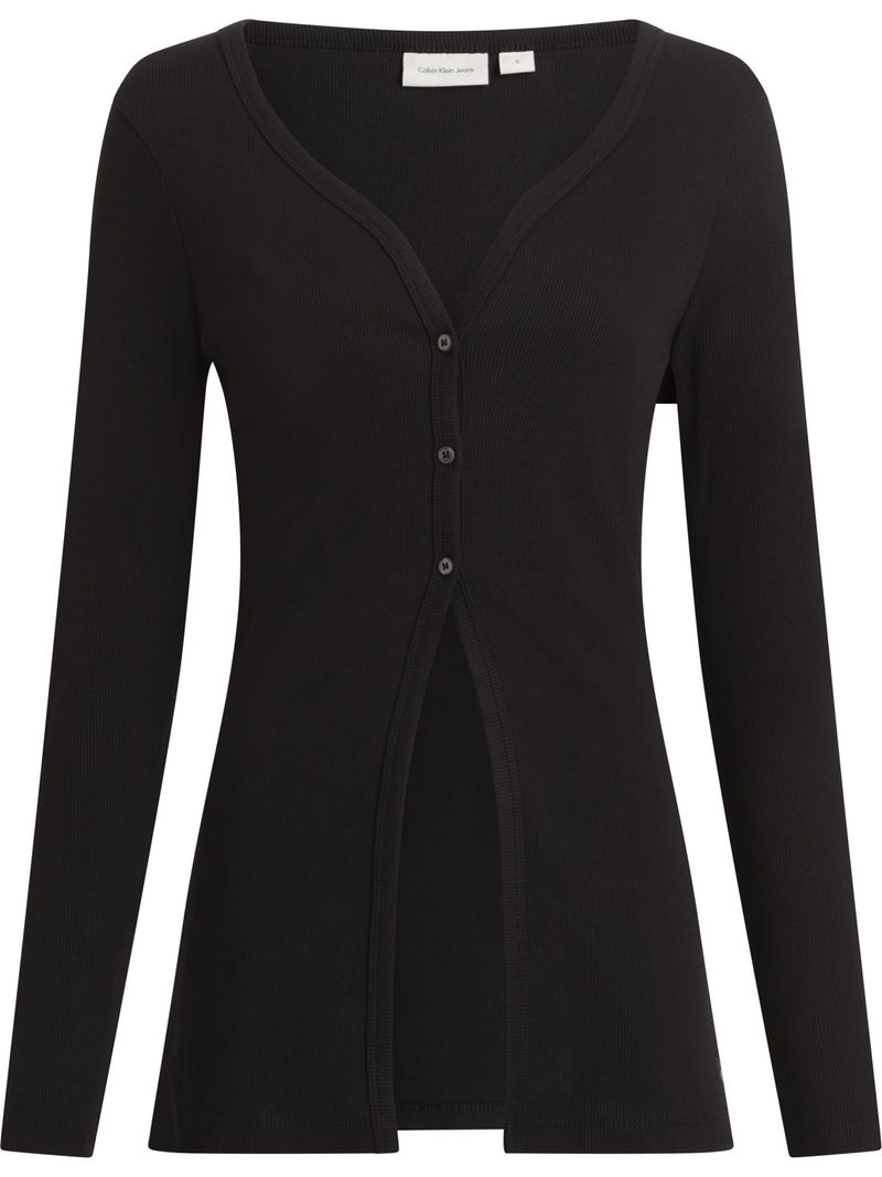 Cardigan-slim-de-canale-de-algodon