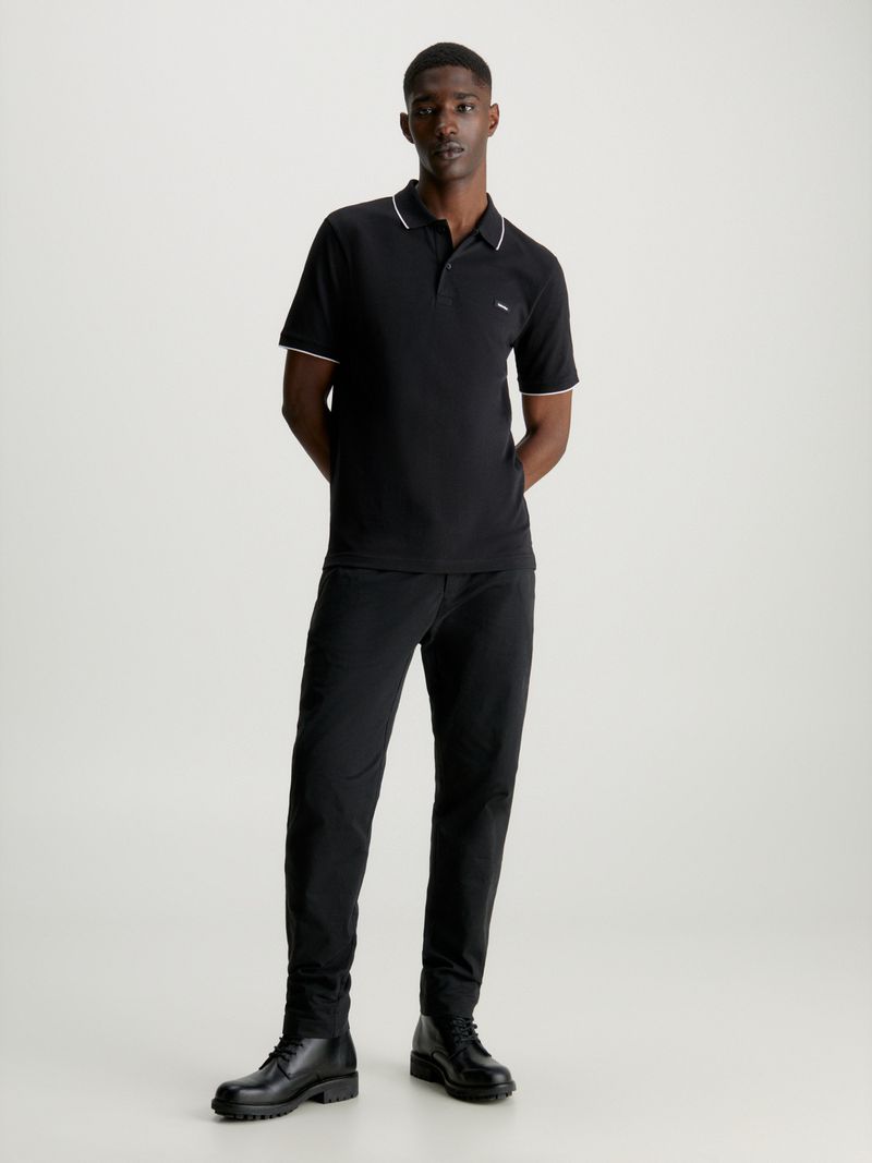Polo-slim-de-pique-de-algodon