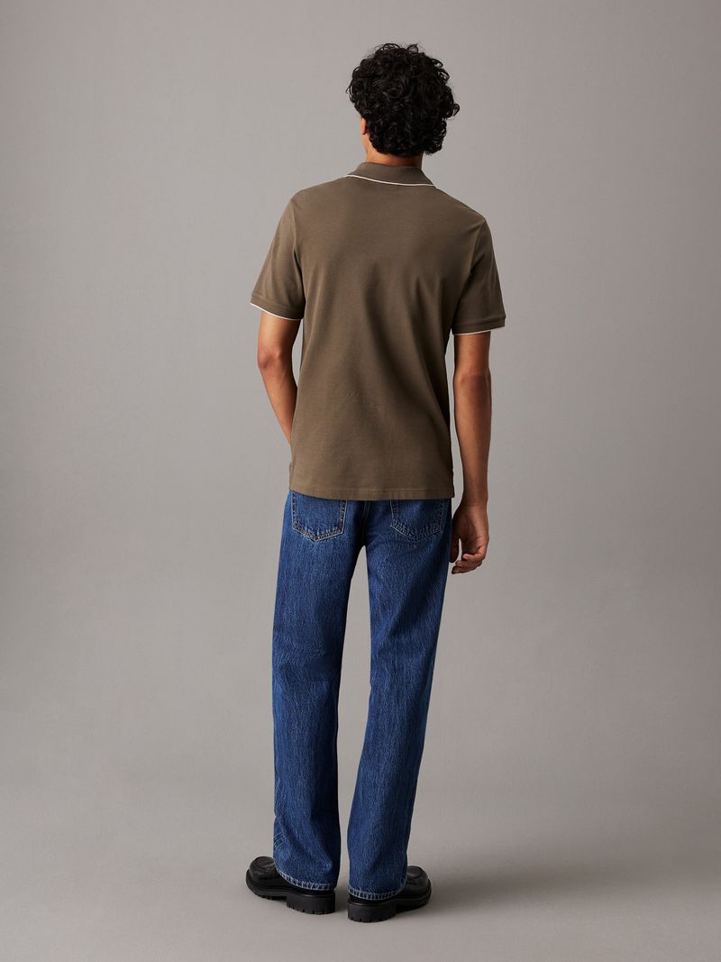Polo-slim-de-pique-de-algodon