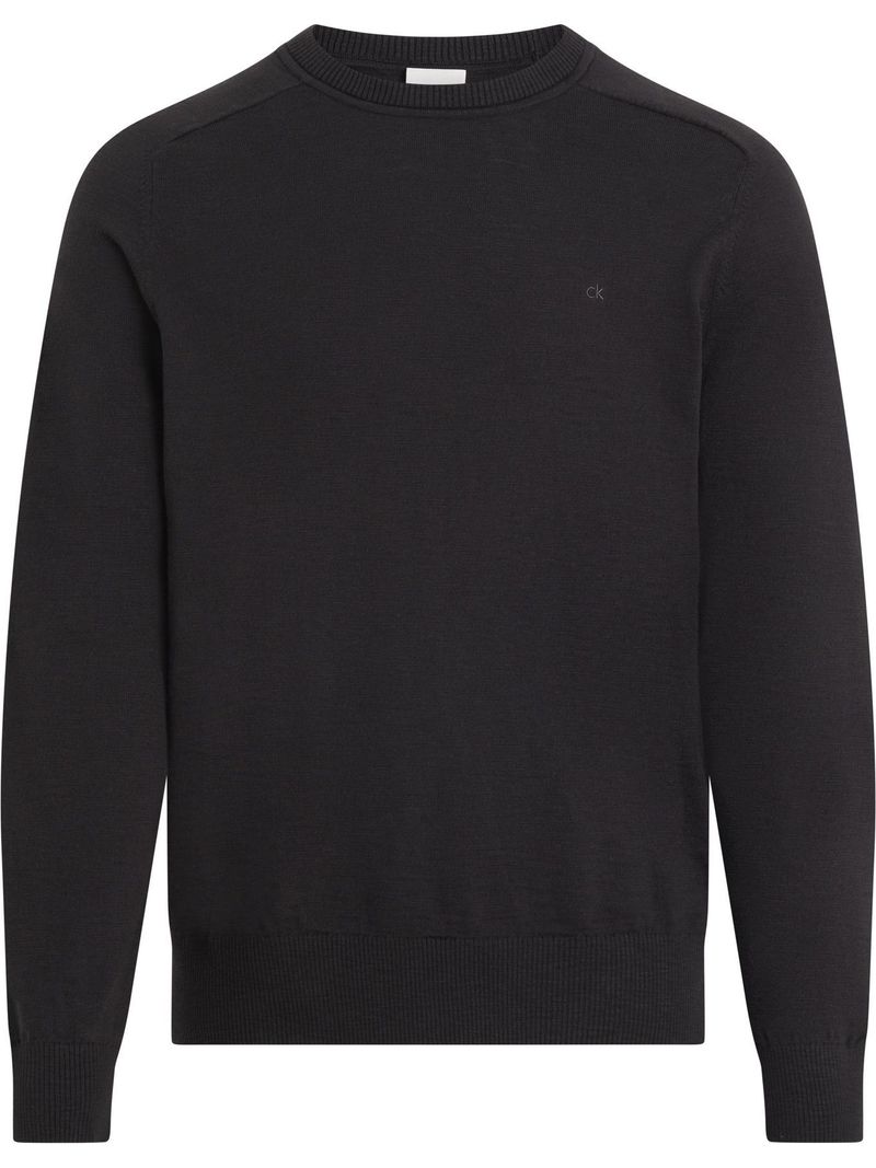 Sueter-con-textura-con-cuello-redondo