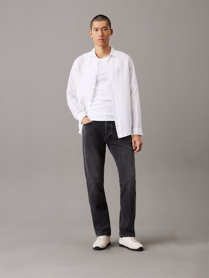 Camisa-a-rayas-de-lino-y-algodon