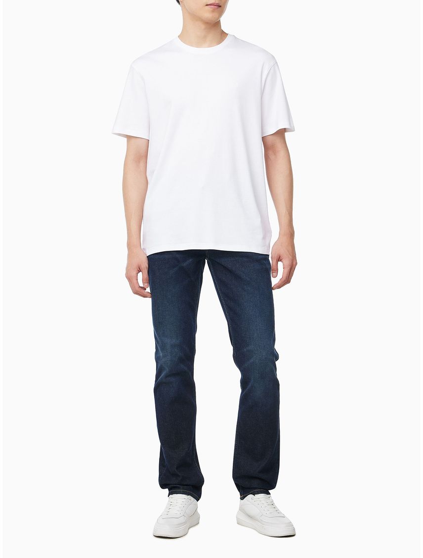Playera de algodón supima con logo bordado