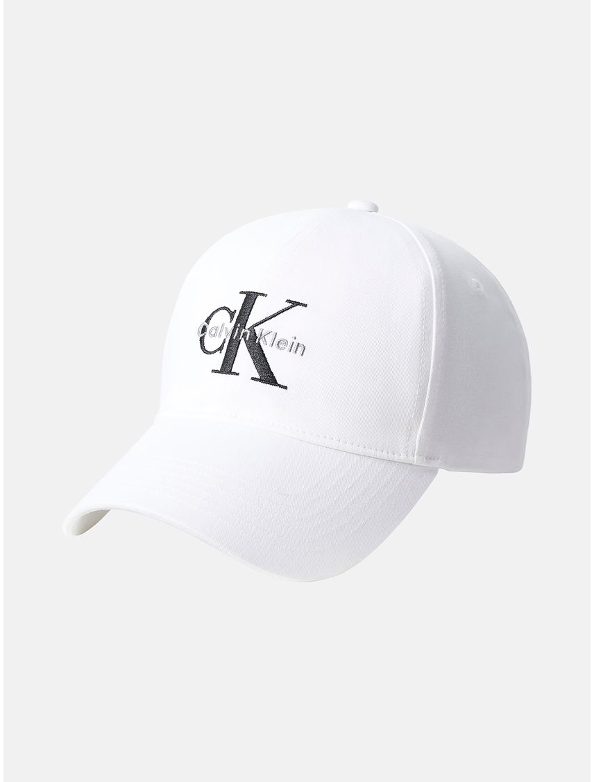 Gorra de algodón con monograma bordado